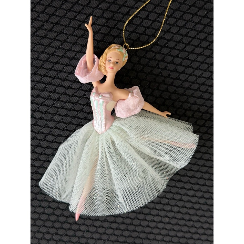 Barbie Ornament Ballerina Marzipan The Nutcracker 1999 Avon Sugar Plum Fairy